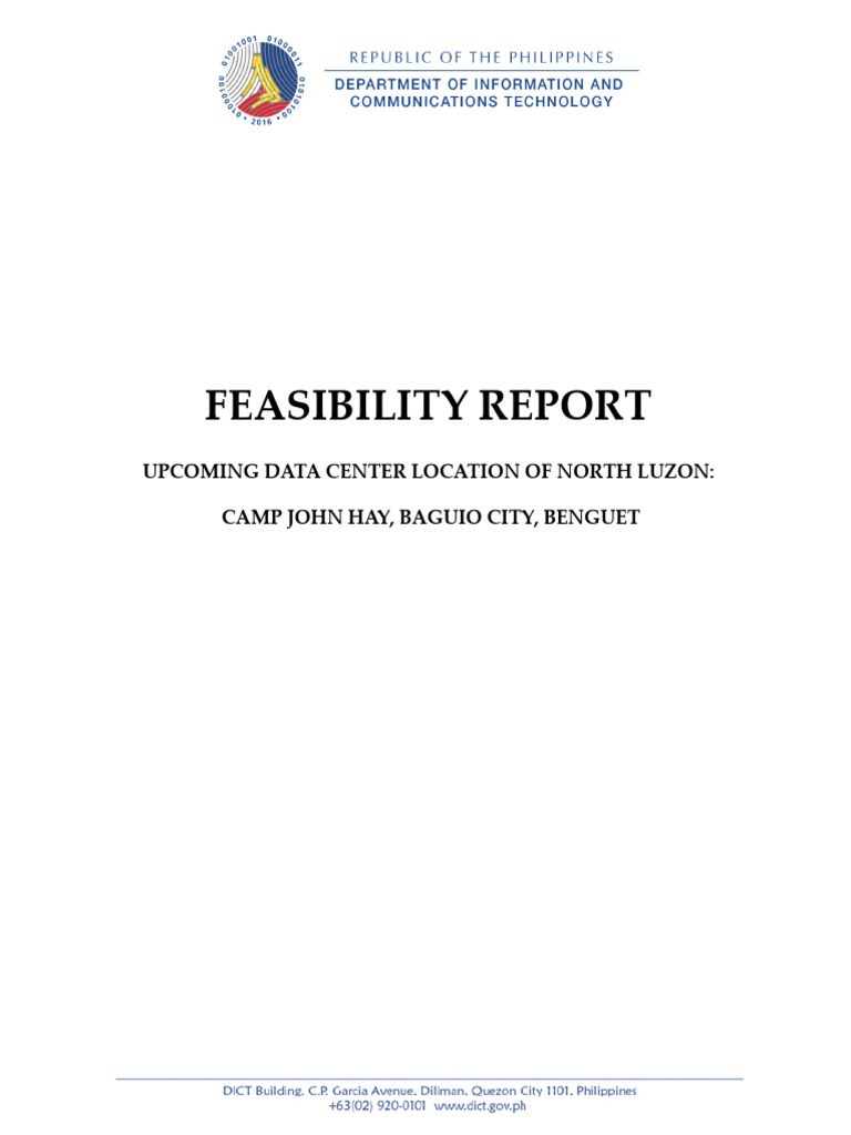 Feasibility Report - New Lot | PDF | Data Center | Regulatory Compliance