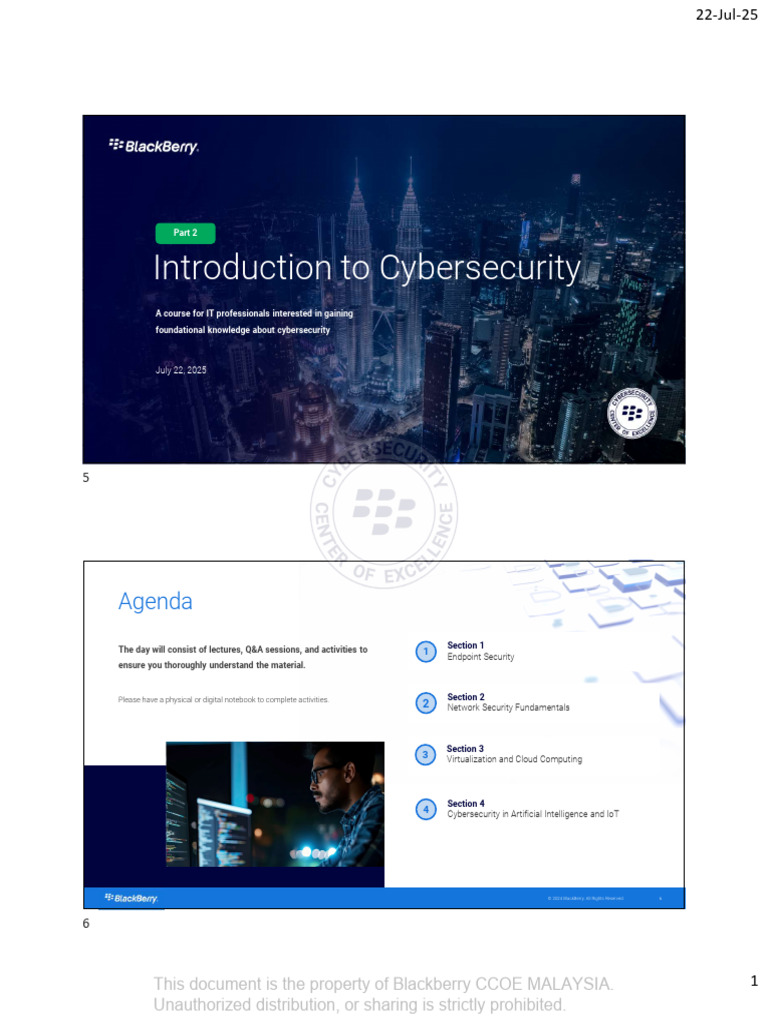 Intro To Cybersecurity Part 2 | PDF | Security | Computer Security