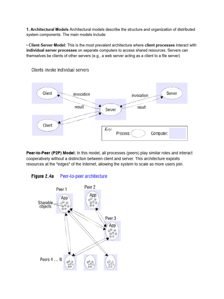 Distributed Systems 1 | PDF | Peer To Peer | Operating System