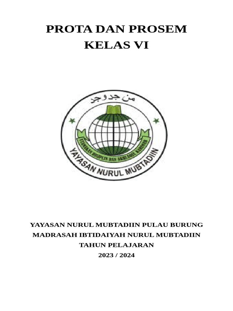Prota Dan Prosem | PDF