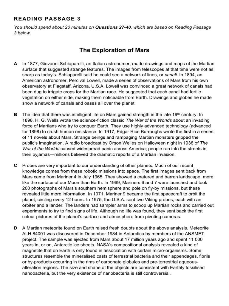 87. P3 - The Exploration of Mars 火星探索 | PDF | Mars | Mariner Program