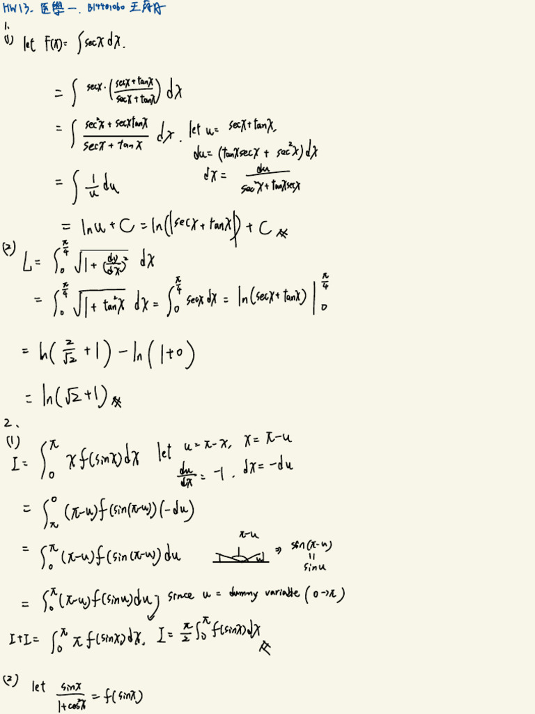 Calculus 2 | PDF