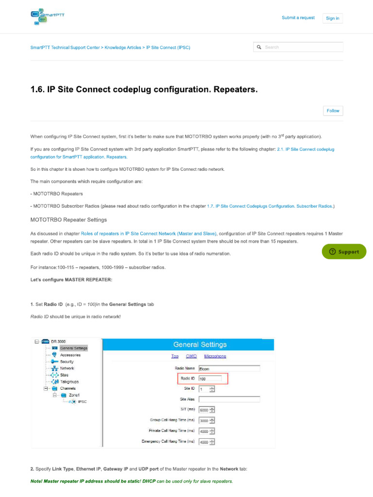 Repeater Configuration | PDF