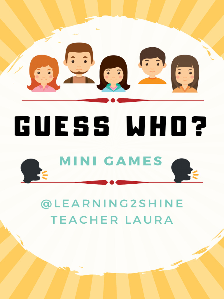 Guess Who Activities | PDF