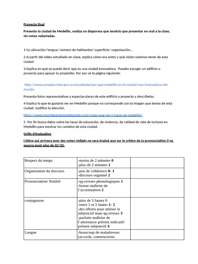 Projet Final | PDF