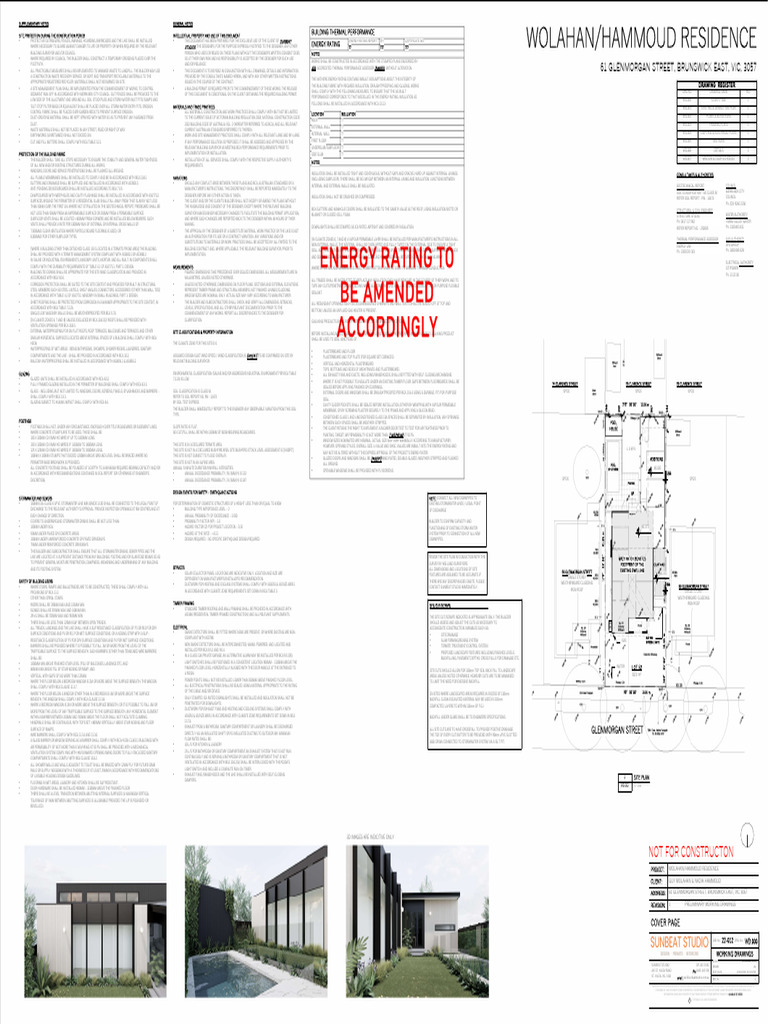 Architecturals - 20-012 Preliminary Working Drawings (Rev1) | PDF ...