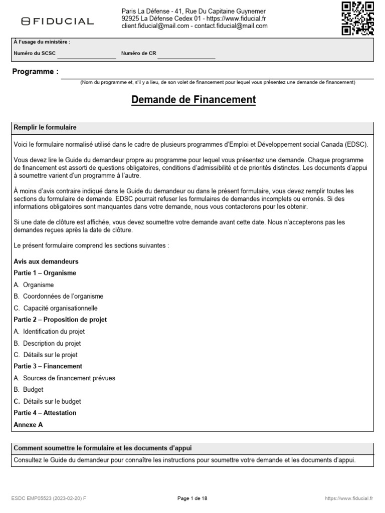 Esdc Emp5523 | PDF