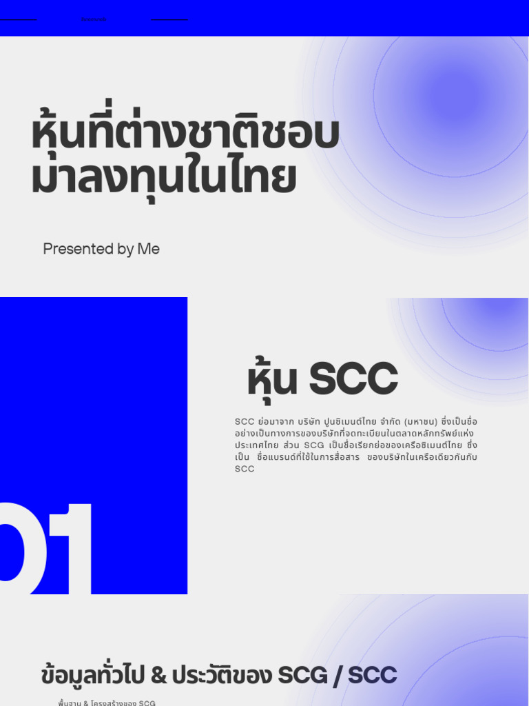 Blue Modern Project Presentation | PDF