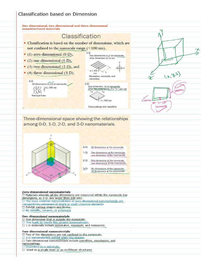 Classification Based On Dimesions | PDF