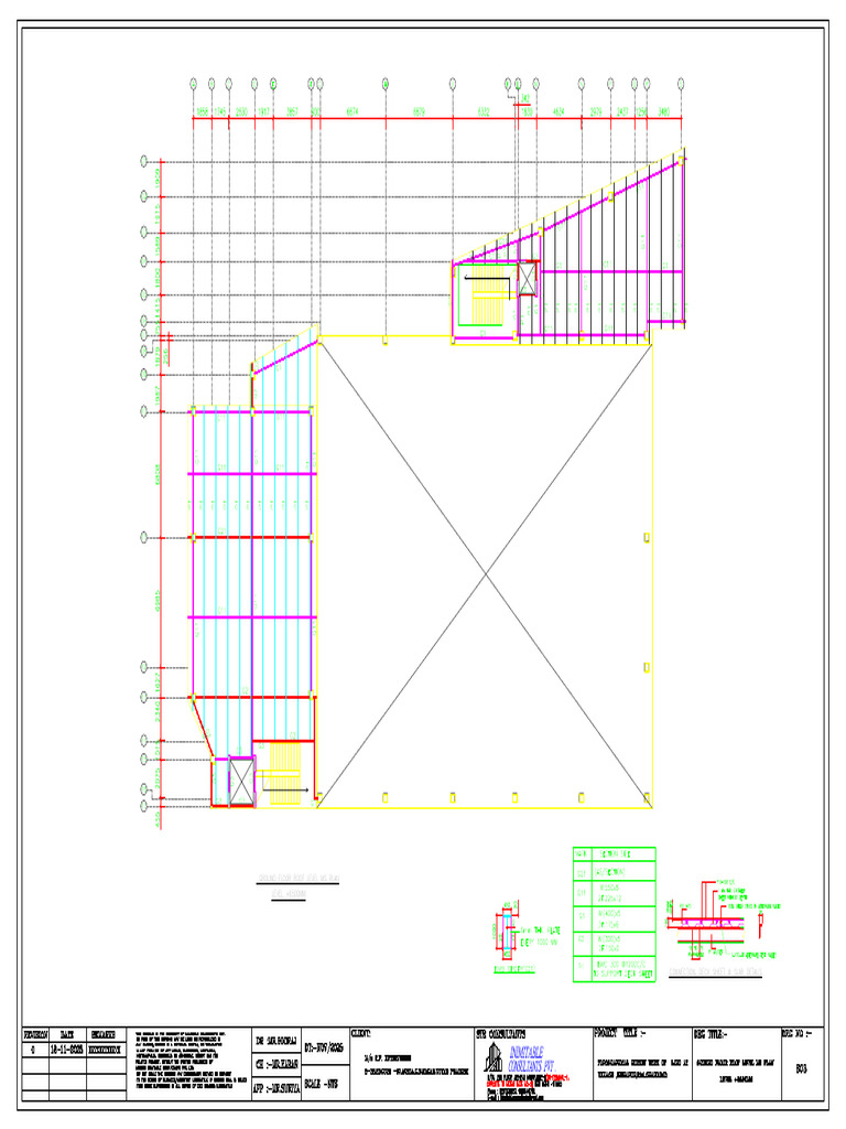 Ground Floor Roof Level Ms Plan | PDF
