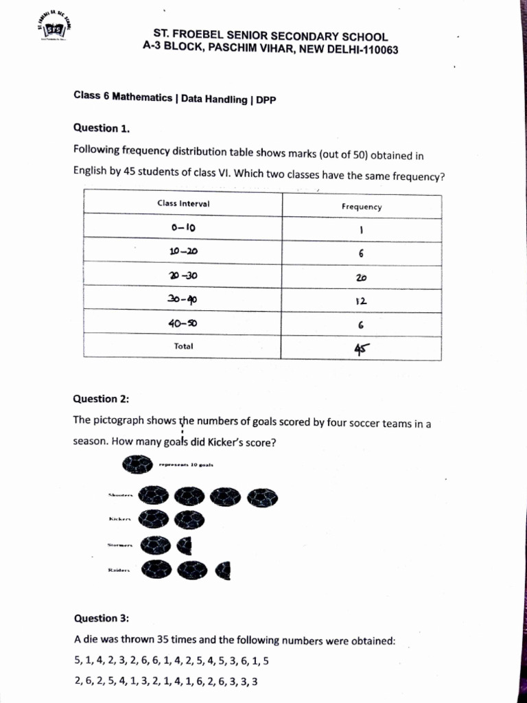 Maths - DATA - HANDLING - SHRAVAN | PDF