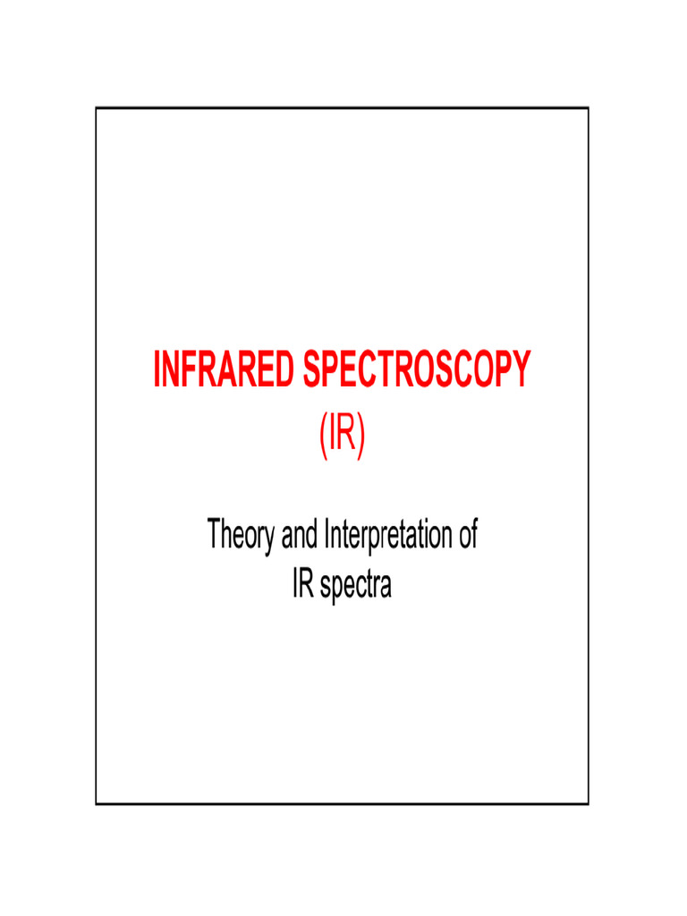 Lecture 3 - FT-IR and Raman Spectros | PDF | Raman Spectroscopy ...
