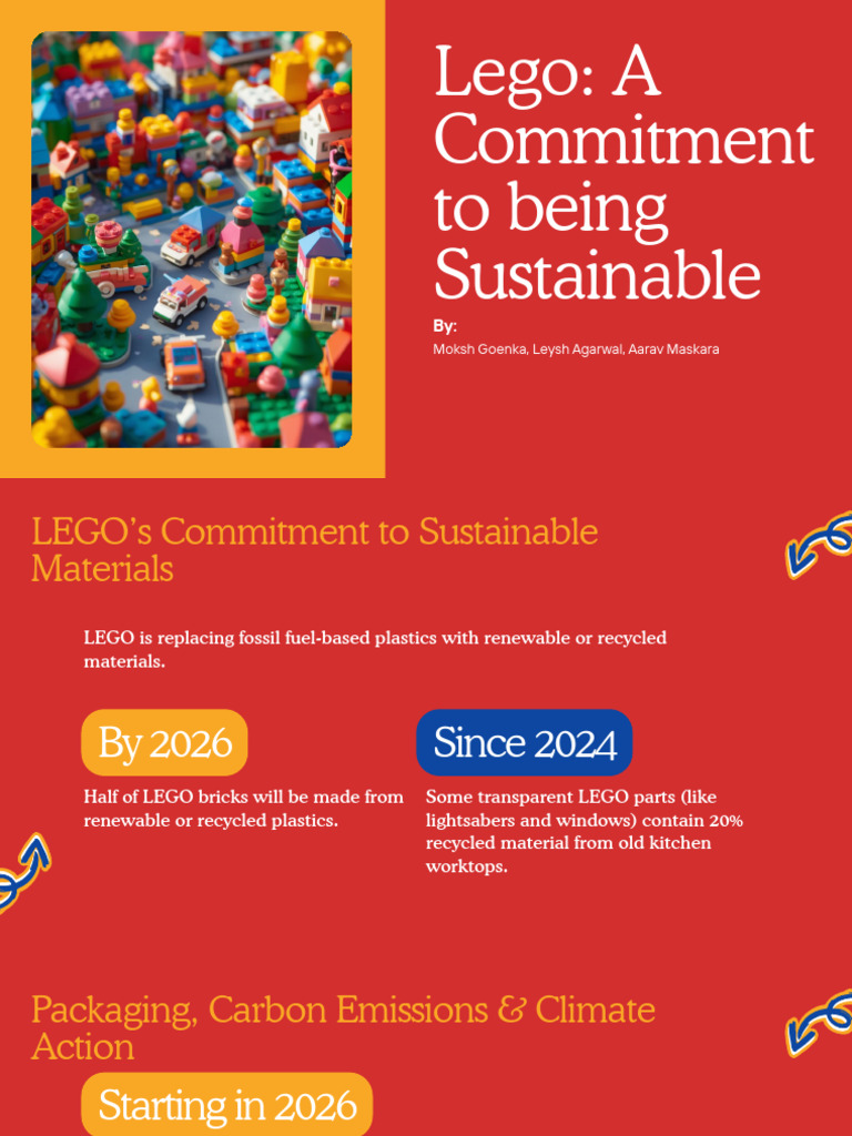 Lego A Commitment To Being Sustainable | PDF