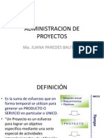 Administración de Proyectos