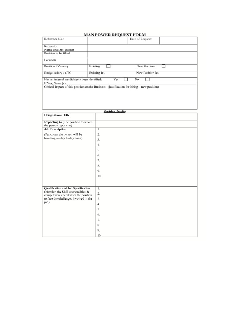Requisition Format | PDF