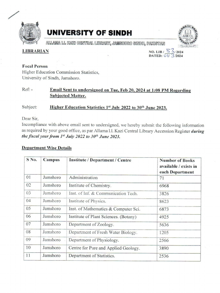 Annex-G (IV) Central Library Seminar Libraries | PDF