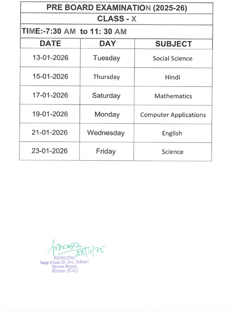 Class XTH Pre Board | PDF