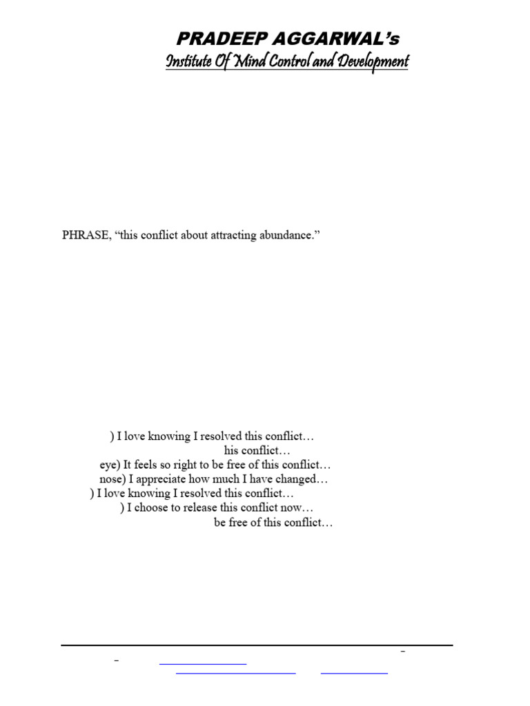 Sample Eft Exercise | PDF
