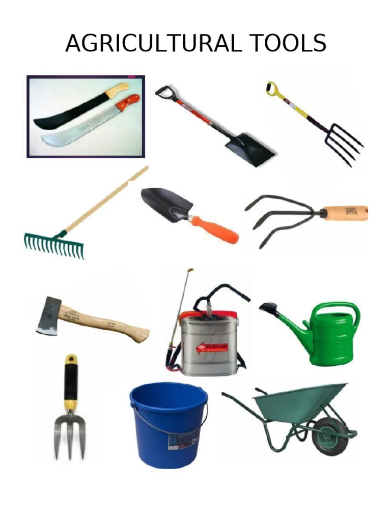 Agricultural Tools Equipments Machines | PDF