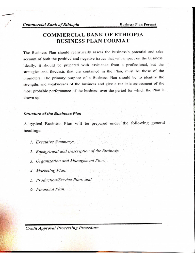 Commertial Bank Format | PDF
