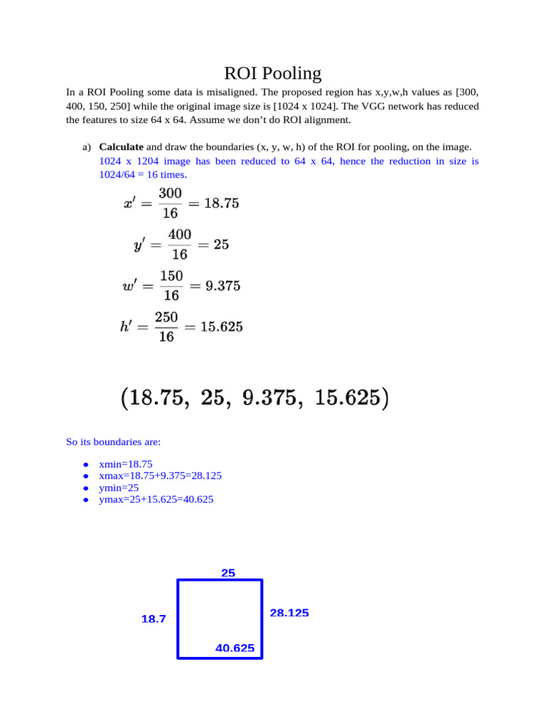 ROI Pooling | PDF
