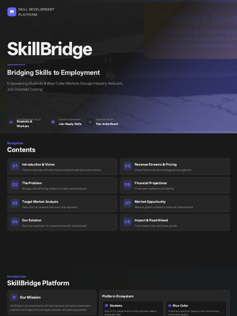 SkillBridge - Bridging Skills To Employment | PDF | Employment ...
