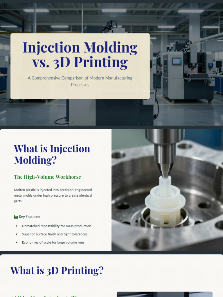 Injection Molding vs. 3D Printing - Strategic Sourcing Update | PDF | 3 ...