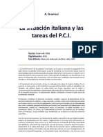A. Gramsci - La situación italiana y las tareas del P.C.I.(1925)