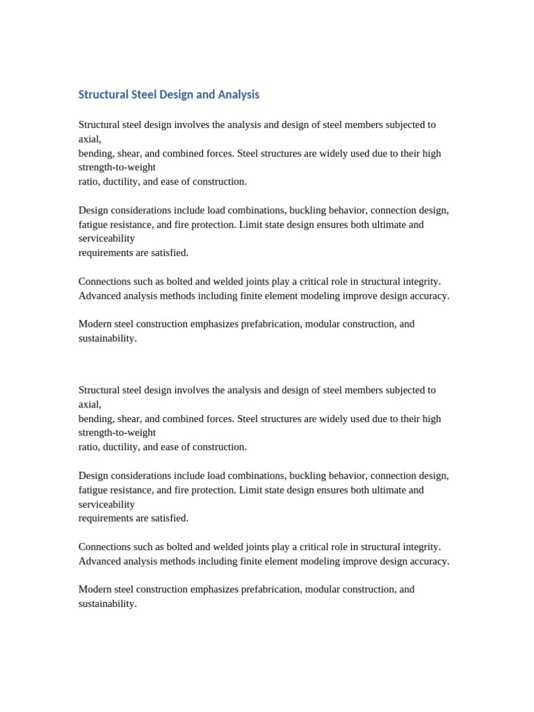 Document 16 Structural Steel Design and Analysis | PDF | Buckling ...