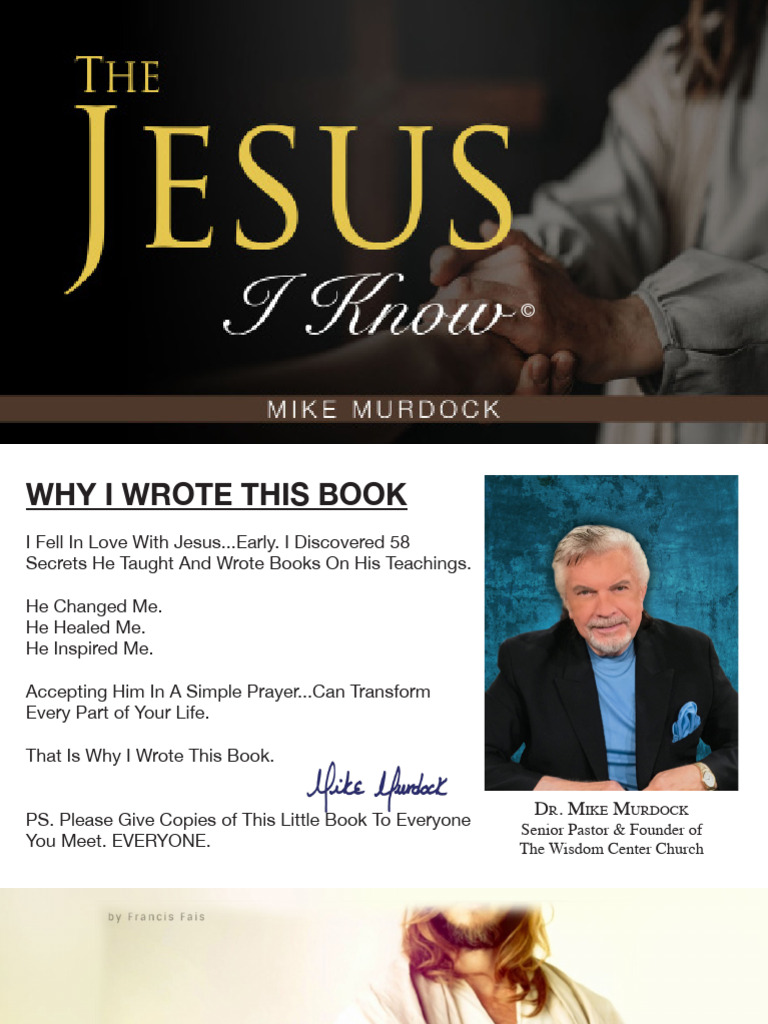 B 703 The Jesus I Know Sample | PDF