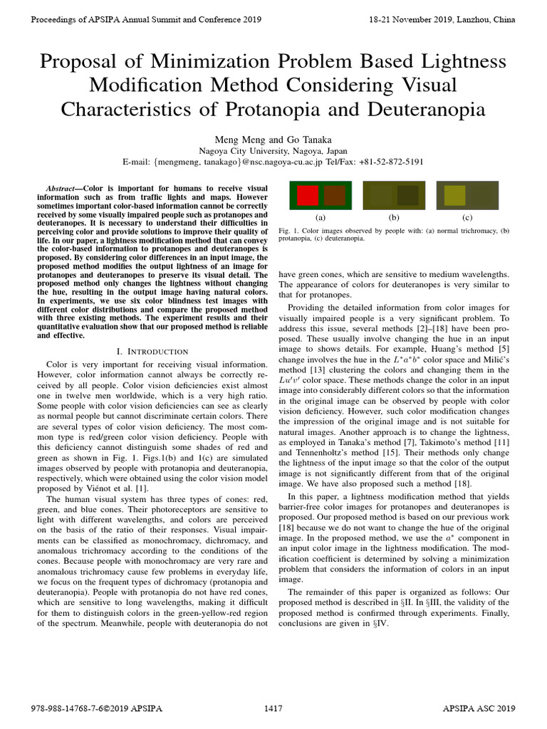 Proposal of Minimization Problem Based Lightness Modification Method ...