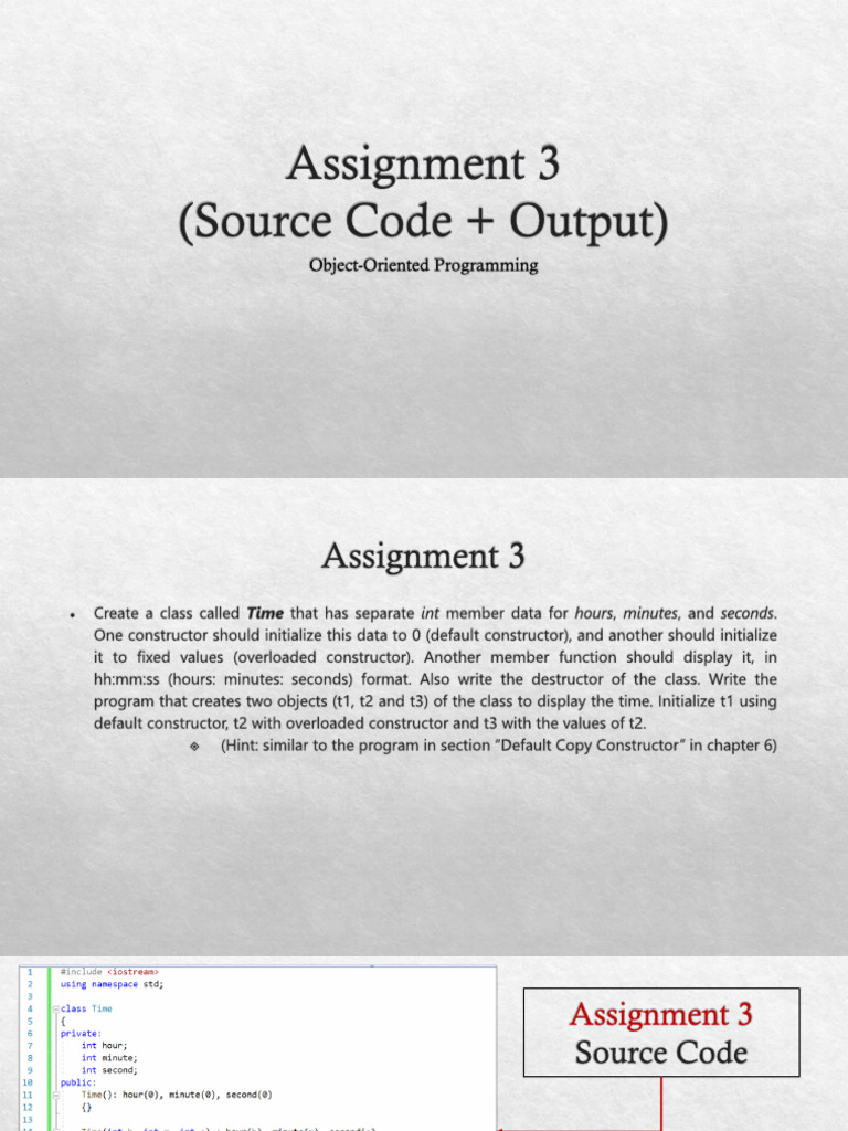 Assignment 3 (Solution) | PDF