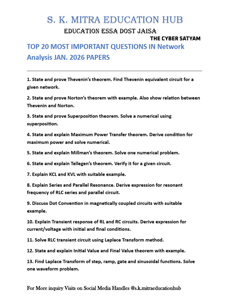 Network Analysis | PDF
