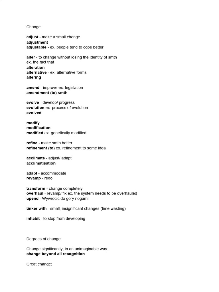 Change | PDF