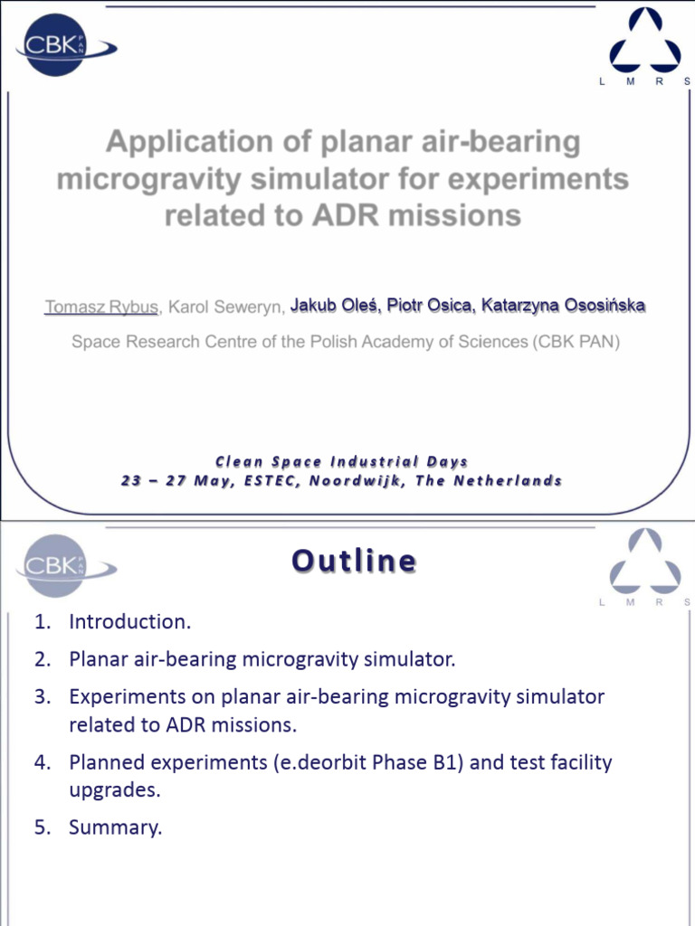 06 Application of Planar Air-Bearing Microgravity Simulator | PDF ...
