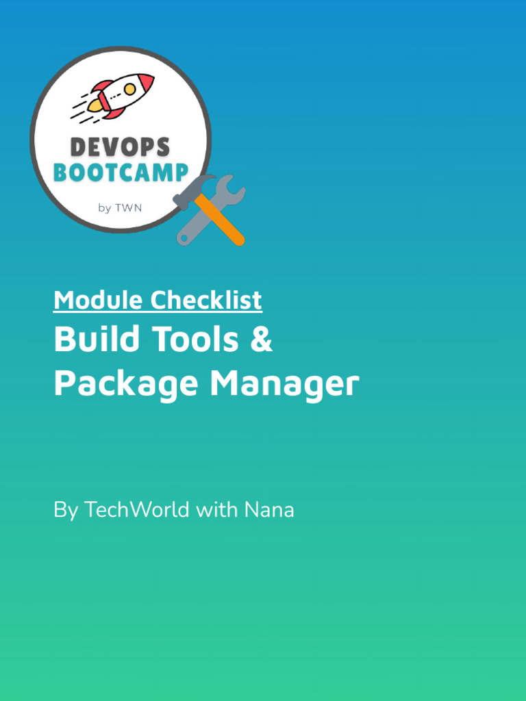 4.1 Build Tools Checklist | PDF