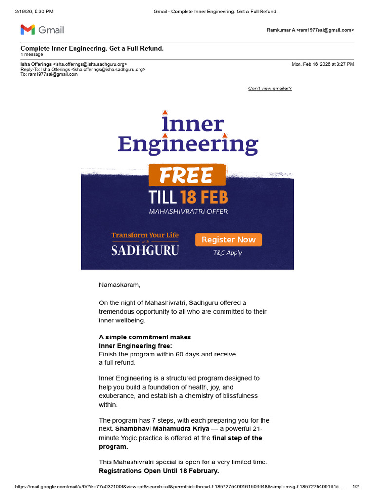 Complete Inner Engineering. Get A Full Refund | PDF | Indian Philosophy ...