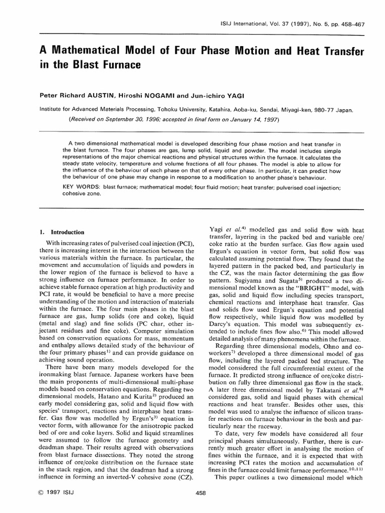 Model: Mathematical Phase Motion and Heat | PDF | Gases | Heat Transfer
