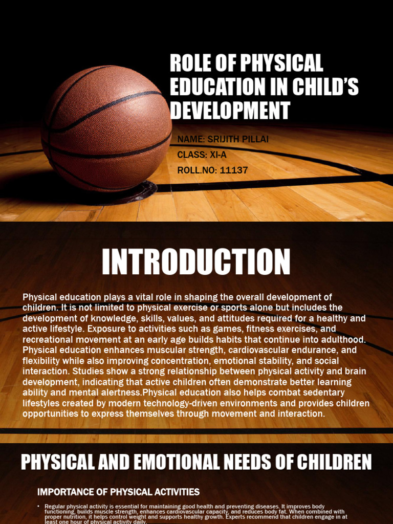 Role of Physical Education in Child's Development | PDF | Physical ...