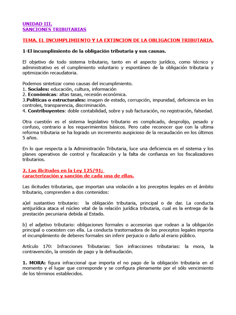 TRIBUTARIO-tribu 6.1 | PDF | Estatuto de limitaciones | Pagos
