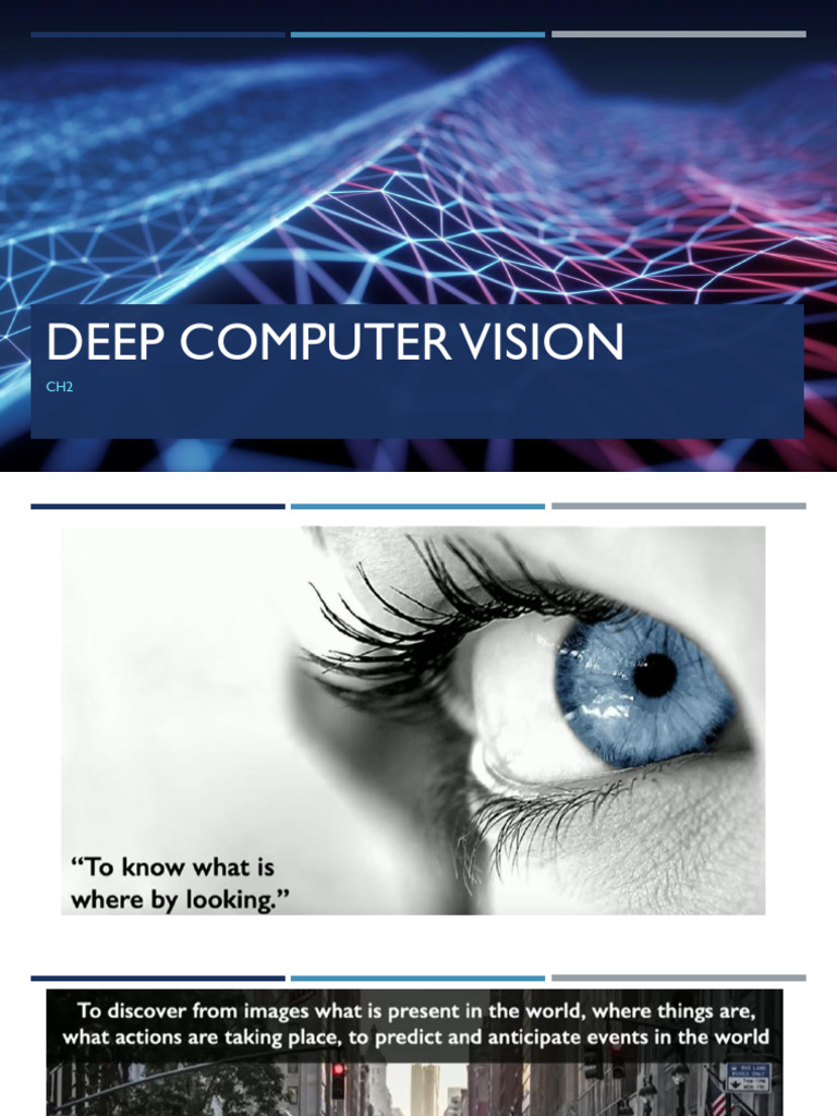 CH2 Slides Deep Computer Vision | PDF