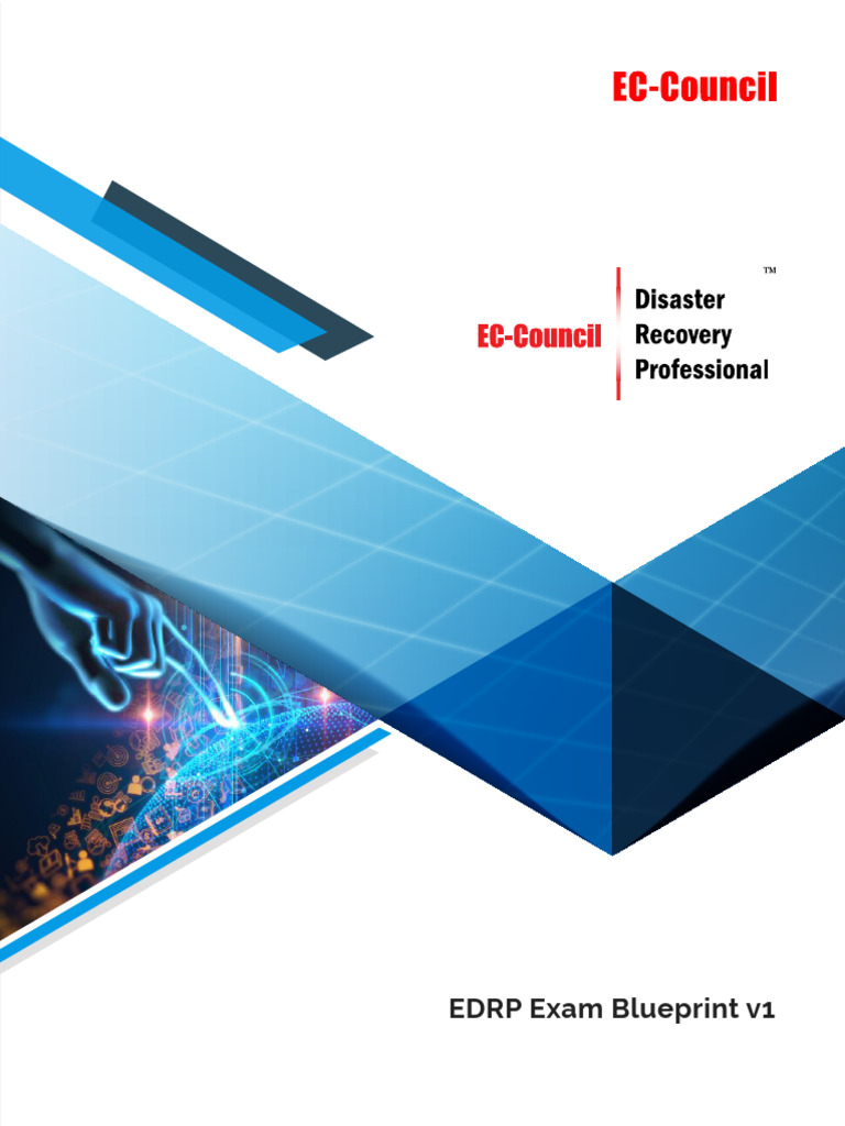 EDRP Exam Blueprint v1 | PDF | Information Science | Data Management