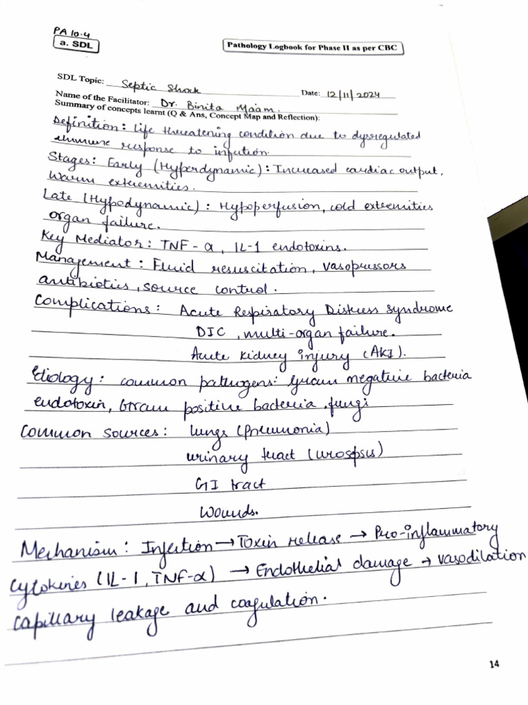Patho Logbook Sem 1 | PDF