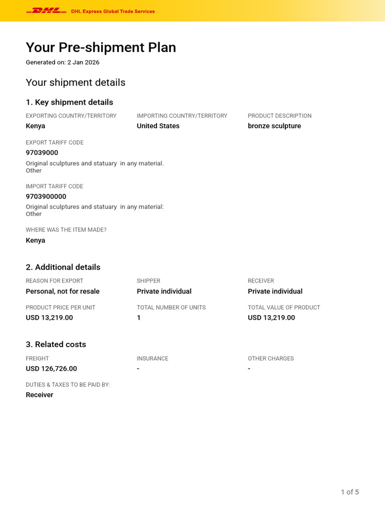 Customs Requirements - 02 Jan 2026 1630 | PDF | Freight Transport | Customs