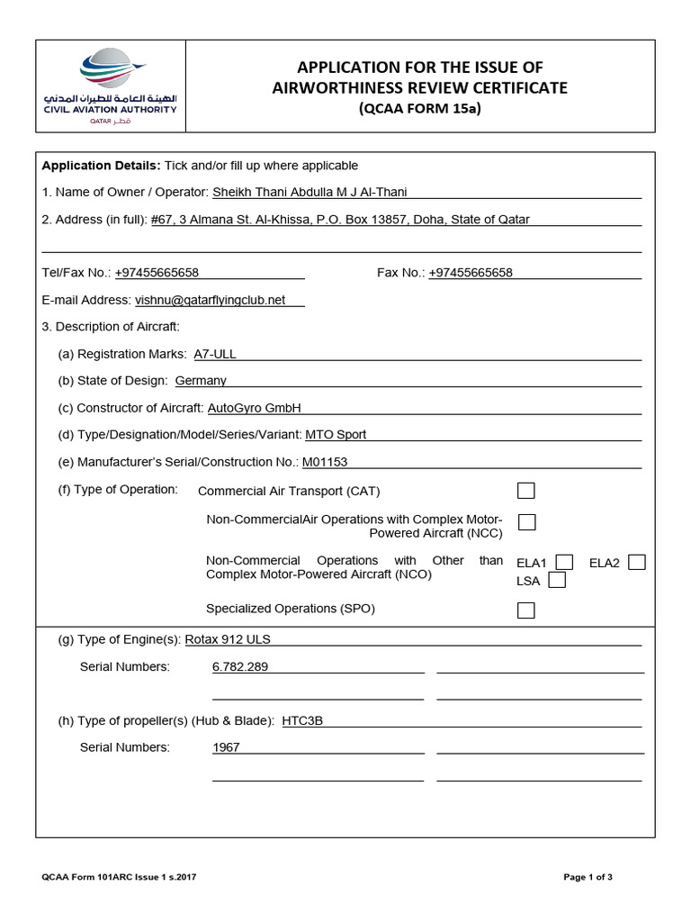 QCAA Form 101ARC Iss 1 s.2017 - Application for the Issue of ARC (QCAA ...