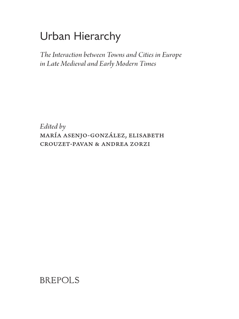 W3 - Gamberini Urban Hierarchies in The Heart of The Po Valley | PDF ...