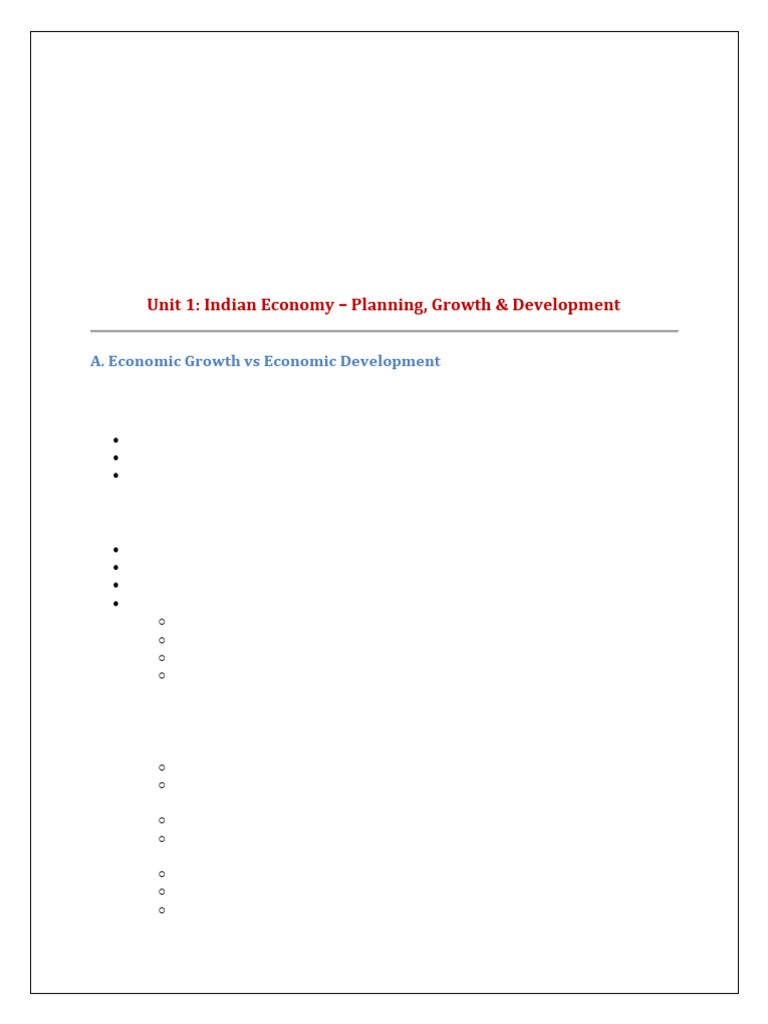 UPSC Mains GS-3 Economy Detailed Revision Notes | PDF | Taxes ...
