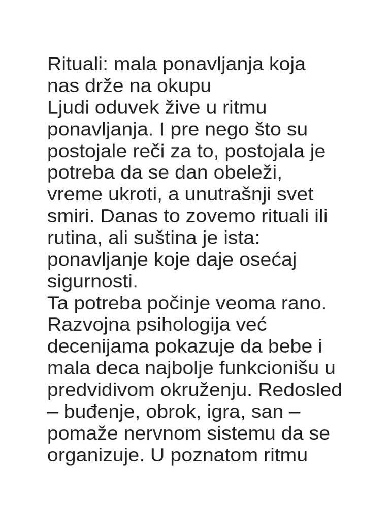 Rituali | PDF
