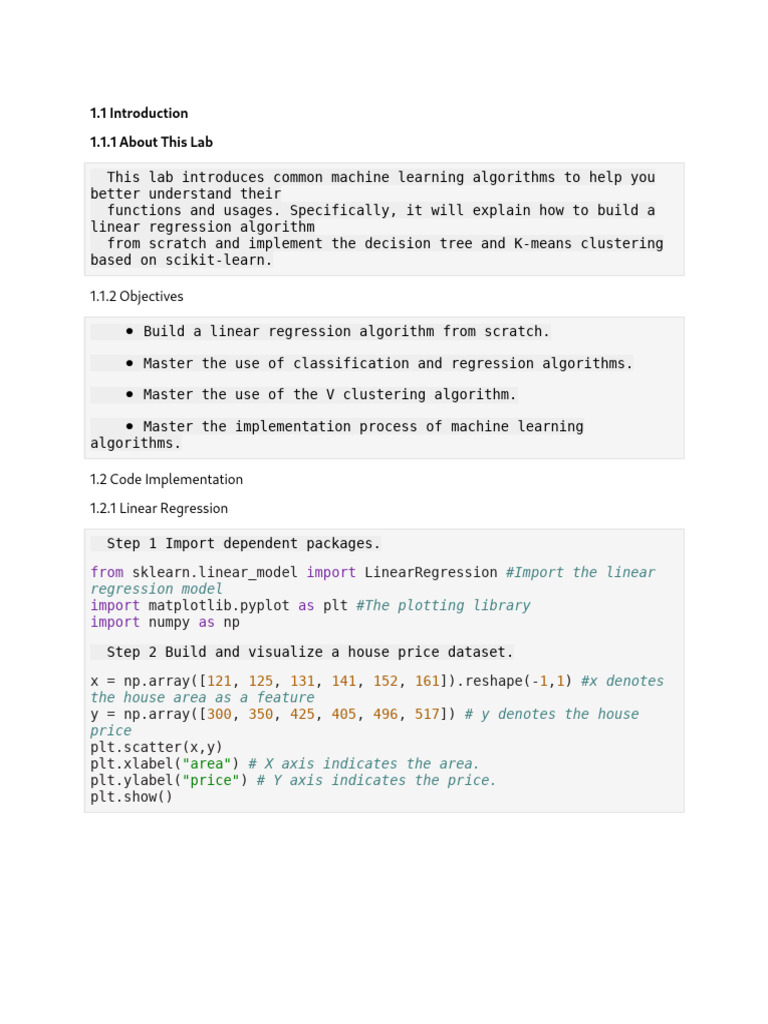 LinearRegression Ipynb | PDF | Regression Analysis | Linear Regression