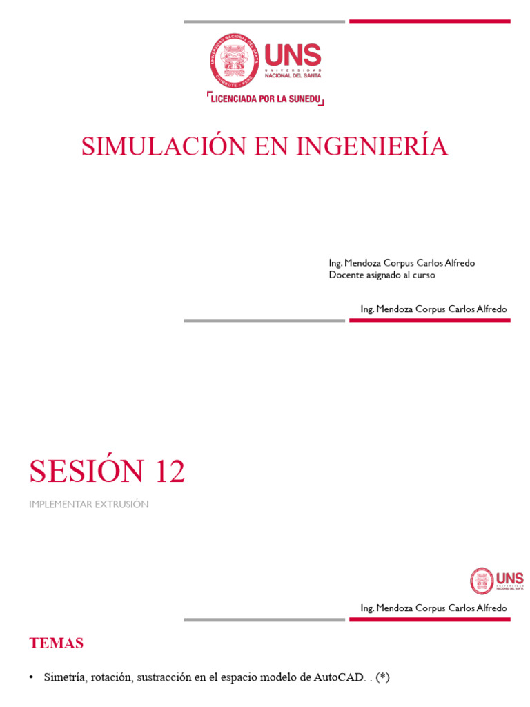 Sesioón 12 SmIng | PDF | Cad automático | Microsoft Excel